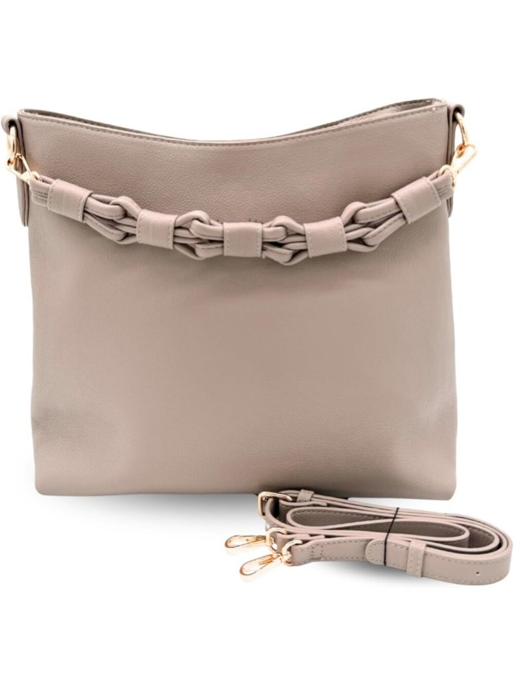 Chic Convertible Slouchy Tote & Crossbody Bag for Women, Adjustable Strap